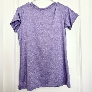 Real Essentials (M) Purple Athletic Shirt